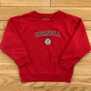 Red Cornell Kids Sweatshirt EUC